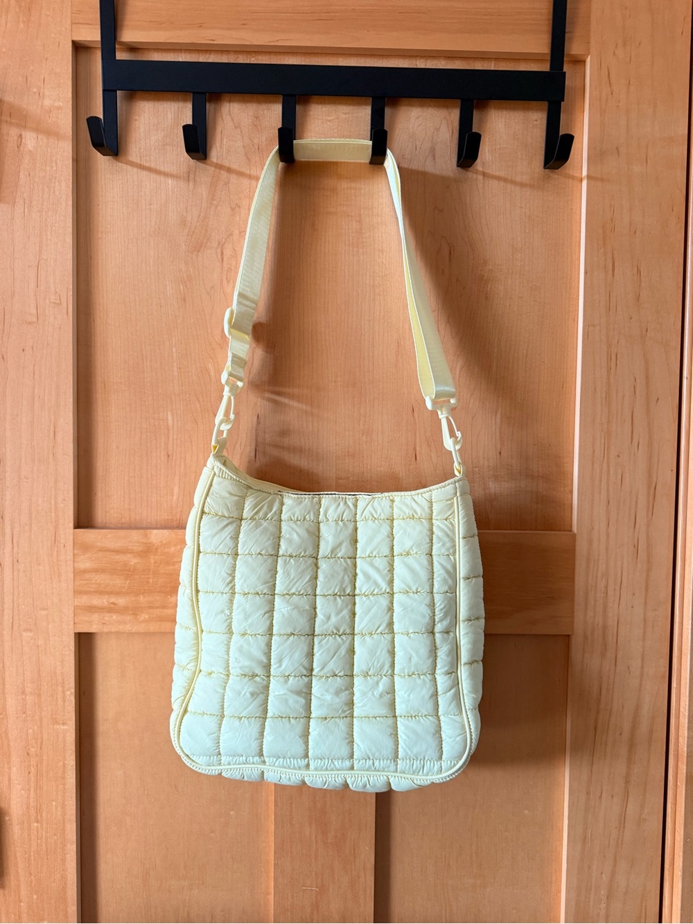 House of Harlow 1960 Quilted Crossbody Bag in Bright Yellow